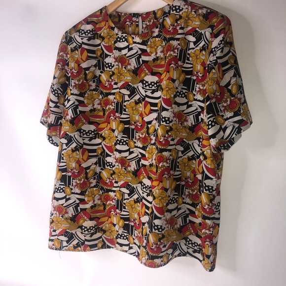 VTG August Max Women’s Short Sleeve Blouse Sz 20W - Picture 3 of 9
